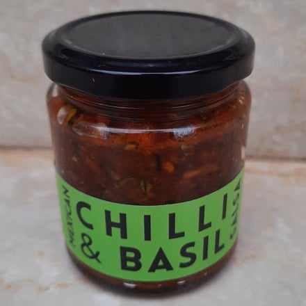 Mexican Chilli & Basil Salsa [VEGAN]