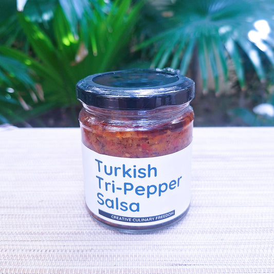 Turkish Tri-Pepper Salsa